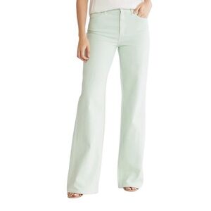 Alice + Olivia Weezy Jeans in Sea Spray Size 24